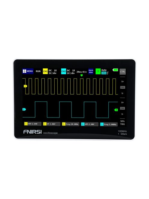 FNIRSI 1013D 7"-os hordozható táblagépes oszcilloszkóp
