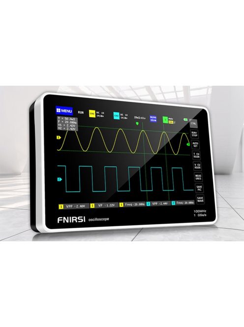 FNIRSI 1013D 7"-os hordozható táblagépes oszcilloszkóp