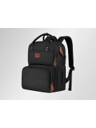 Laptop hátizsák / ebéd táska 15.6'' Matein 1162 USB, fekete