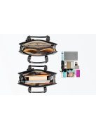 Női 15.6'' laptop táska kozmetikai tokkal Matein 1310 fekete USB