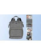 Laptop hátizsák / ebéd táska 15.6'' Matein 1368 USB, szürke