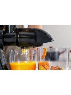AMZCHEF 1501-BK-SM lassan működő gyümölcsprés fekete