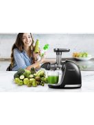 AMZCHEF 1501-BK-SM lassan működő gyümölcsprés fekete