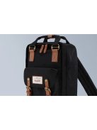 Himawari 188L fekete és barna 14'' laptop hátizsák