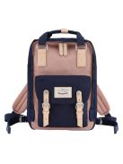 Himawari 188L 14'' laptop hátizsák tengerészkék és rózsaszín