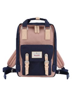   Himawari 188L 14'' laptop hátizsák tengerészkék és rózsaszín