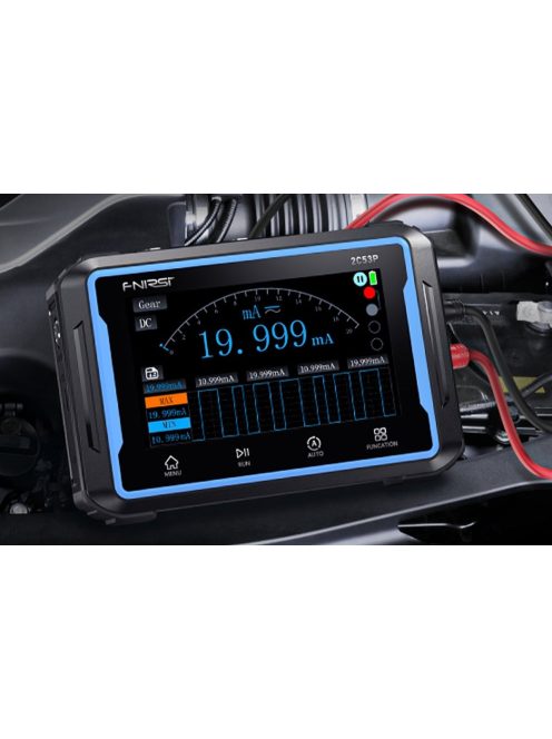 Hordozható 3 az 1-ben FNIRSI 2C53P 4,3" érintőképernyős oszcilloszkóp