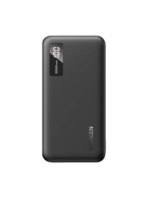 Powerbank 10000mAh Ugreen PB311, USB + USB-C, 20W PD (black)