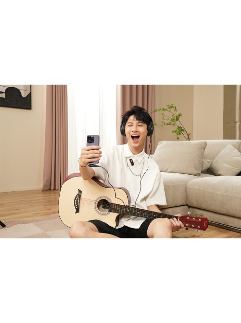 Hohem mikrofon (2TX + 1RX + töltőtok) lighting