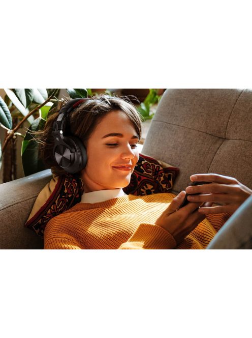 OneOdio Fusion A70 vezeték nélküli fejhallgató fekete és piros