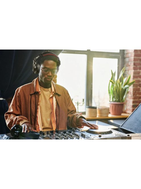 OneOdio Fusion A70 vezeték nélküli fejhallgató fekete és piros