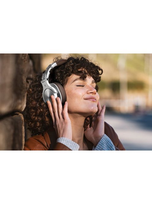 OneOdio Fusion A70 vezeték nélküli fejhallgató barna-ezüst