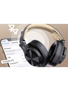 OneOdio Fusion A70 vezeték nélküli fejhallgató fekete, arany