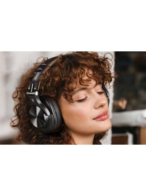 OneOdio Fusion A70 vezeték nélküli fejhallgató fekete, arany