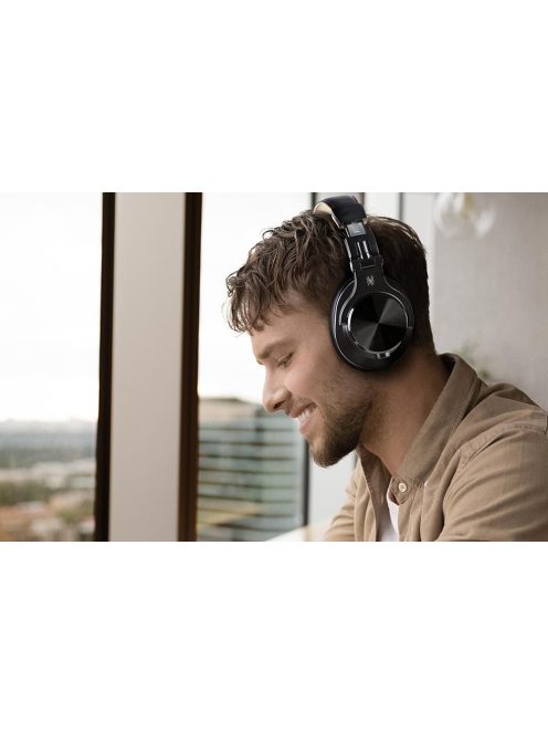 OneOdio Fusion A70 vezeték nélküli fejhallgató fekete, arany