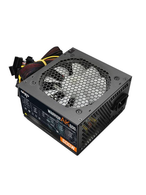 RGB számítógépes tápegység az Aigo AK600 fekete