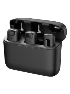 APEXEL APL-MIC008 USB-C mikrofon töltőtokkal, 2 db