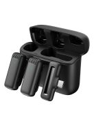 APEXEL APL-MIC008 USB-C mikrofon töltőtokkal, 2 db