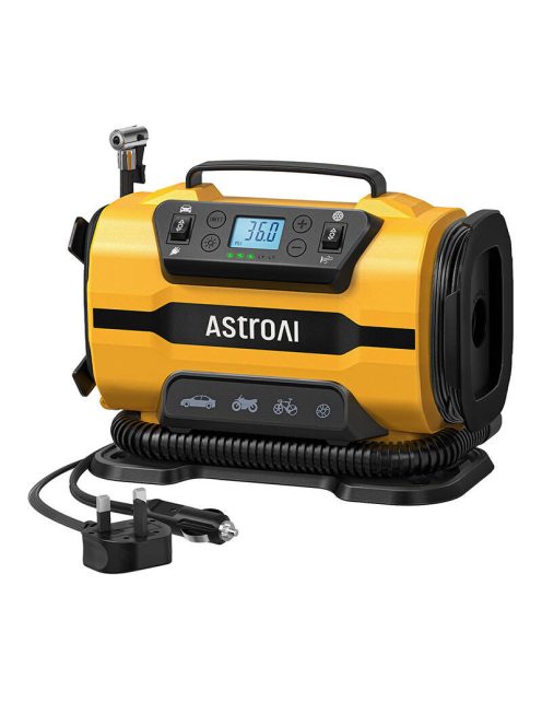 AstroAI ATJ-8366 150 PSI 12V DC/110V AC hordozható kerékkompresszor 150 PSI