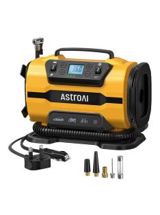   AstroAI ATJ-8366 150 PSI 12V DC/110V AC hordozható kerékkompresszor 150 PSI