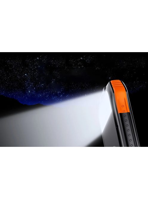 Choetech B658 Solar power bank 2x USB 10000mAh Qi 5W (black-orange)