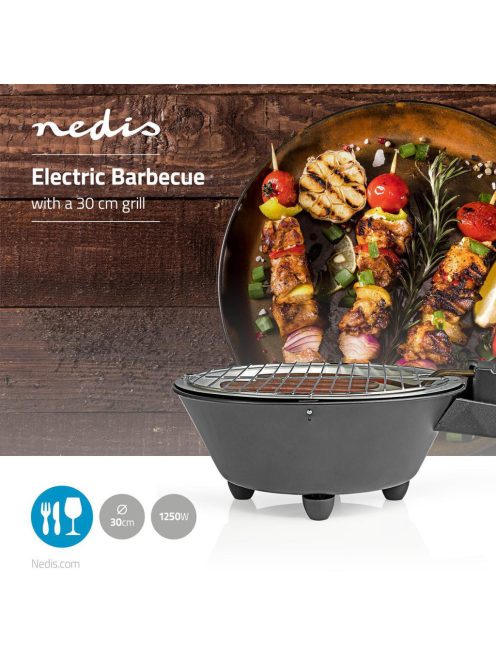 Nedis Elektromos bbq 30cm.