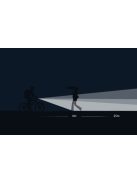 Superfire BL11 kerékpáros zseblámpa, USB