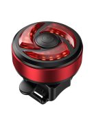 Superfire BTL02 hátsó kerékpárvilágítás, USB, 330mAh