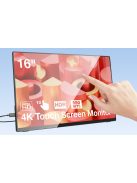 BlitzWolf BW-PCM5 Pro 3840 x 2160 UHD 16 hüvelykes hordozható monitor