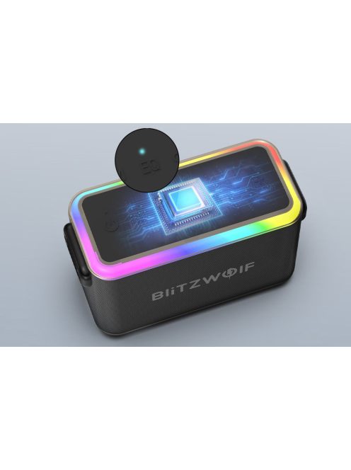 Blitzwolf BW-WA6 vezeték nélküli bluetooth hangszóró, RGB, 80W