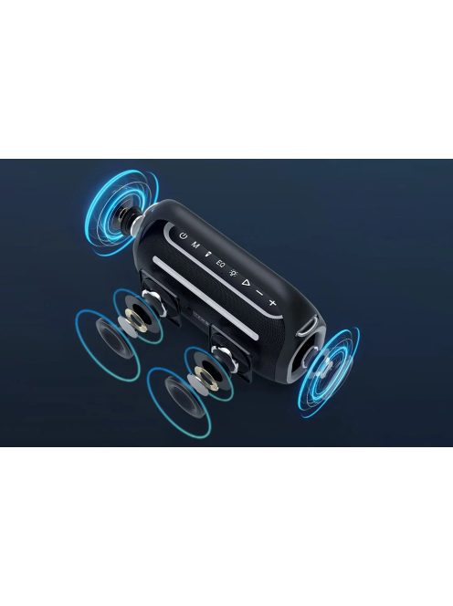 Blitzwolf BW-WA7 120W BT vezeték nélküli karaoke hangszóró+ 2db. mikrofon