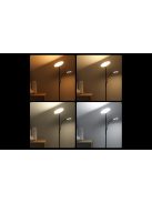 BlitzWill BWL-FL-0001 dupla állólámpa távirányítóval, 36W fekete