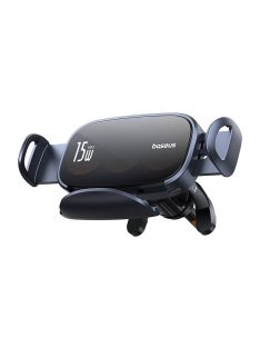 Autós tartó induktív töltővel Baseus LightChaser