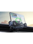 Autós tartó induktív töltővel Baseus LightChaser