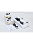Baseus S-16 Autós Bluetooth MP3-lejátszó + töltő, T alakú, OS fekete