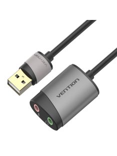Külső USB hangkártya Vention CDKHB, TRS 3.5mm, 0.15m