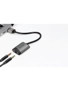 Külső USB hangkártya Vention CDKHB, TRS 3.5mm, 0.15m