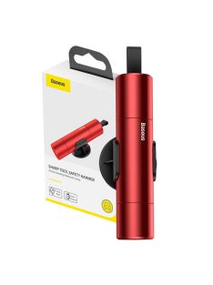 Baseus Sharp Tool Vészhelyzeti Kalapács piros