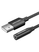 Egyportos USB külső hangkártya Vention Gome 1m