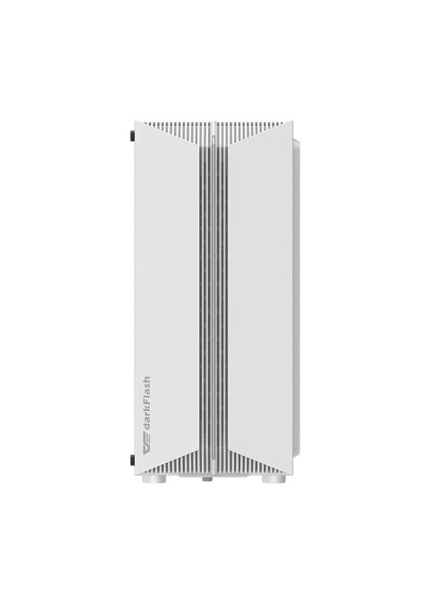 Darkflash DK151 LED-es számítógépház + 3 RGB ventilátor fehér