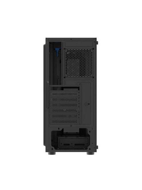 Darkflash DK151 LED-es számítógépház + 3 RGB ventilátor fekete
