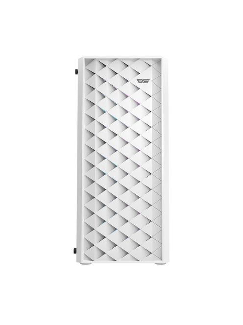 Darkflash DK351 számítógépház + 4 RGB ventilátor fehér