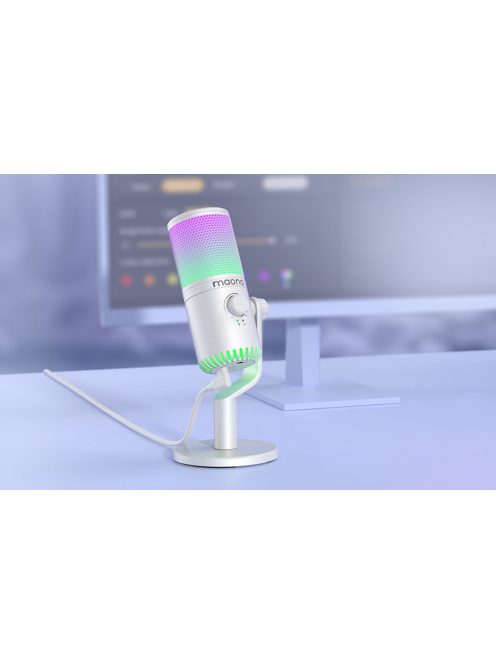 Maono DM30RGB játékmikrofon fehér
