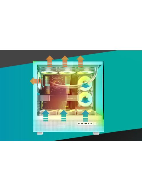 Darkflash DPX90 számítógépház fehér