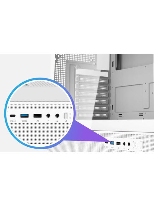Darkflash DPX90 számítógépház fehér