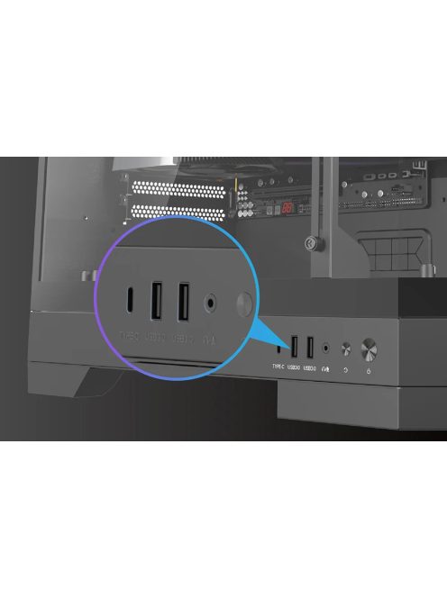 Darkflash DQX90 számítógépház fekete