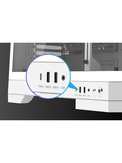 Darkflash DQX90 számítógépház fehér