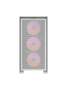 Darkflash DRX70 Mesh számítógépház + 4 RGB ventilátor fehér