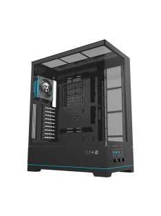   Darkflash DY451L PRO számítógépház ventilátorral fekete