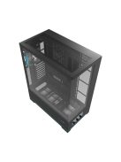 Darkflash DY451L PRO számítógépház ventilátorral fekete